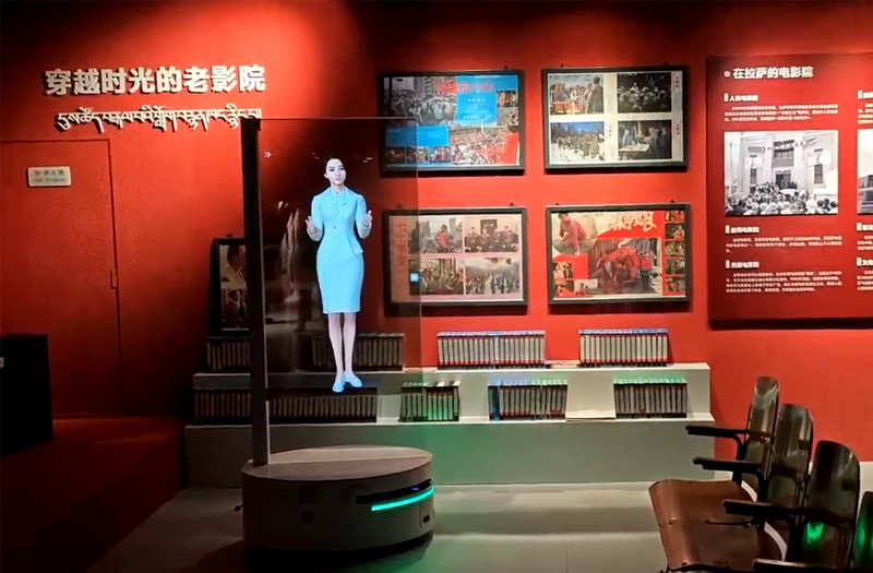 当电影遇到AI:世优波塔AI数字人点亮西藏电影文化长廊导览新体验 当电影遇到AI:世优波塔AI数字人点亮西藏电影文化长廊导览新体验