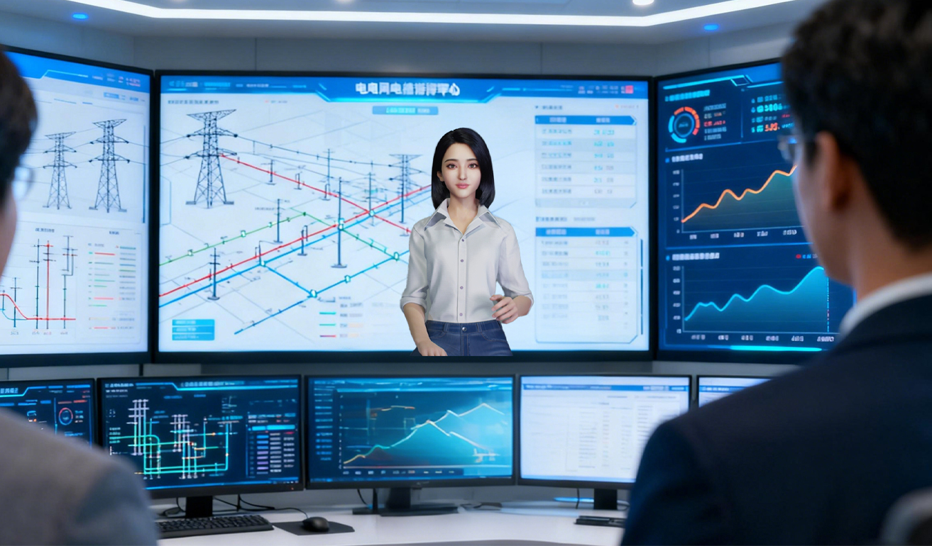 从电力营业厅到电网中枢:AI数字人+大模型升级电力电网智慧服务 从电力营业厅到电网中枢:AI数字人+大模型升级电力电网智慧服务