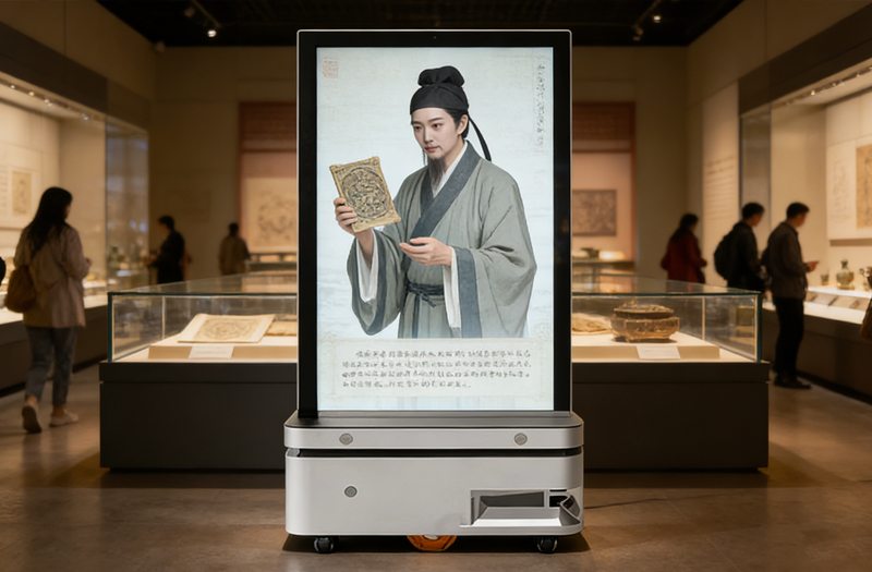 数字人赋能智慧文旅:历史人物“复活”讲解,移动AI互动屏引爆参观体验 数字人赋能智慧文旅:历史人物“复活”讲解,移动AI互动屏引爆参观体验