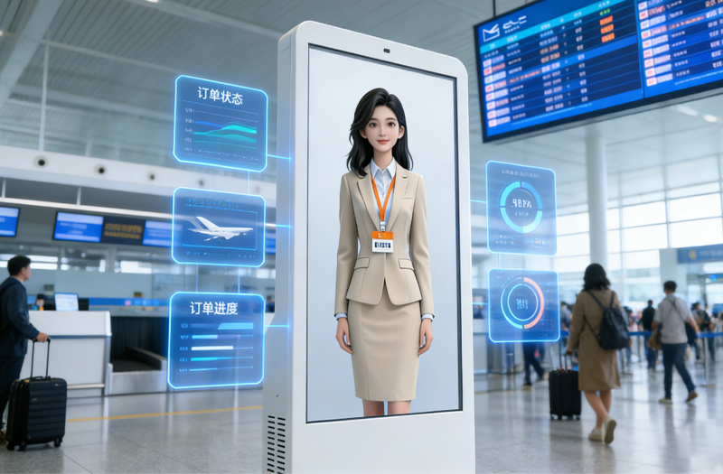 会说话能办事的AI数字人一体机,一台设备搞定智能服务 会说话能办事的AI数字人一体机,一台设备搞定智能服务